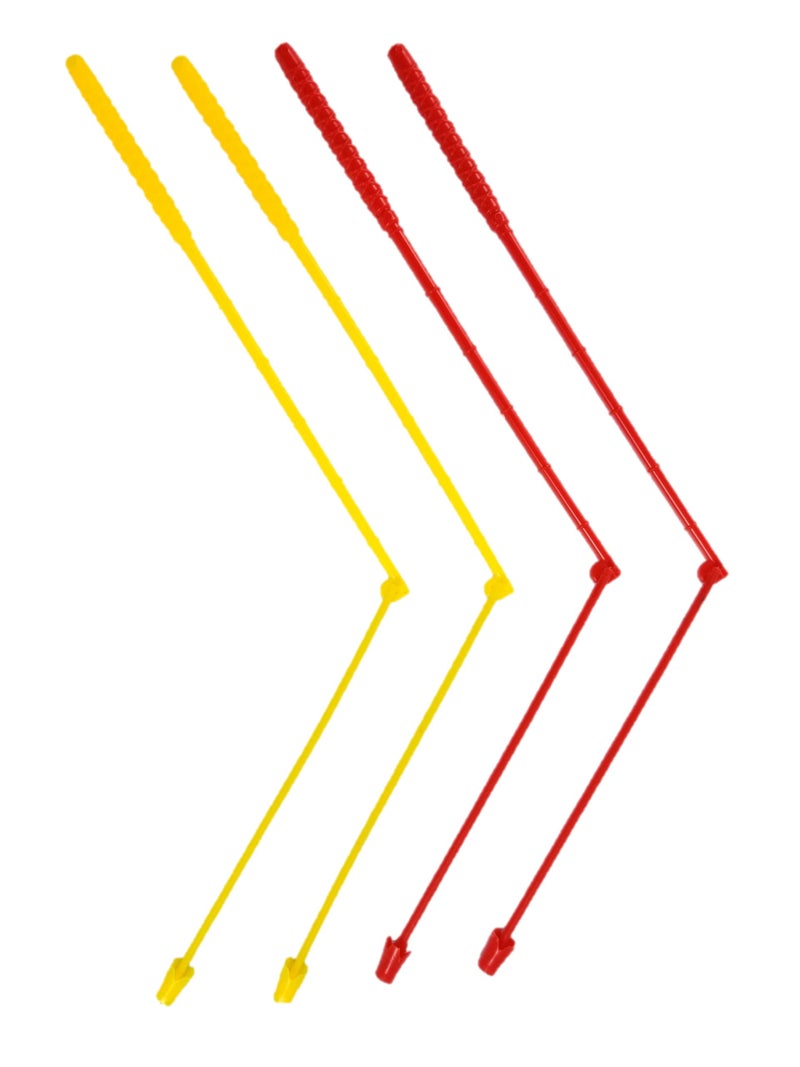 Haktoys Fishing Game Replacement Rods â€“ 4-Pack, Non-Magnetic Poles Compatible with Rotating Fishing Games â€“ Lightweight Plastic Rods for Kids Fishing Toy Sets - Image 5